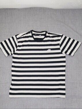 Lost Skateboarding Brand Y2K Striped 100% CottonTee XL.